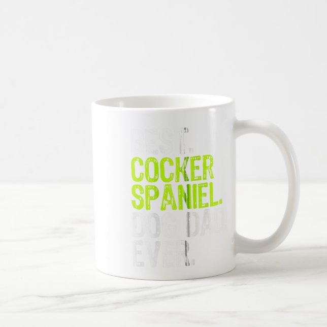 Cocker Spaniel Dog Dad Fathers Day Dog Lovers Zip  Coffee Mug (Right)