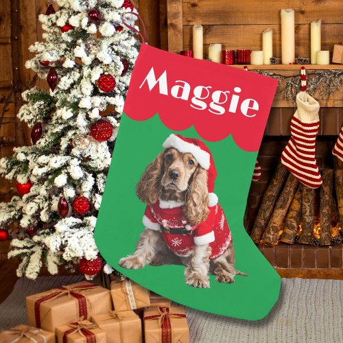 Cocker Spaniel dog gift Christmas pet cute dogs Small Christmas Stocking