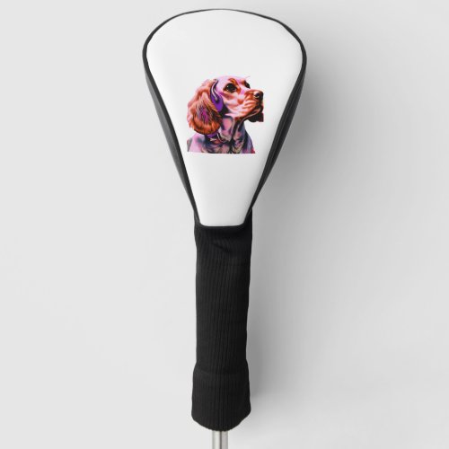 Cocker Spaniel Dog  Golf Head Cover