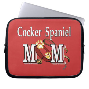 Cocker Spaniel Dog Mom Laptop Sleeve