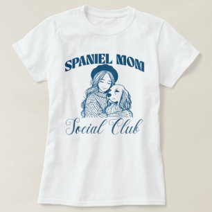 Cocker Spaniel Dog Mom Social Club Women T-Shirt