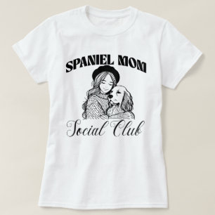 Cocker Spaniel Dog Mom Social Club Women T-Shirt