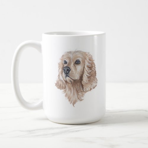 Cocker Spaniel Dog Mug  15 oz