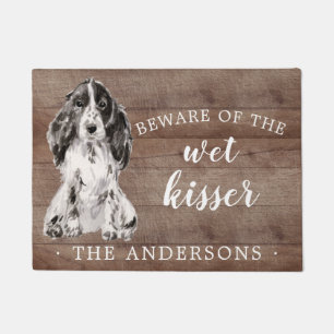 Cocker Spaniel Dog Personalized Door Mat
