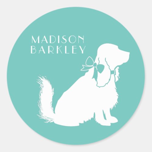 Cocker Spaniel Dog Puppy Classic Round Sticker