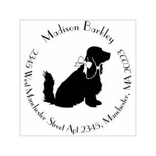 Cocker Spaniel Dog Puppy Self-inking Stamp
