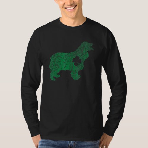Cocker Spaniel Dog Shamrock St Patricks Day T_Shirt