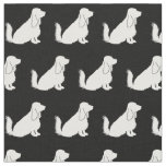 Cocker Spaniel Dog Silhouette Pet Fabric