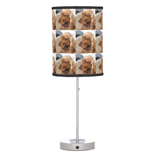 Cocker Spaniel dog Table Lamp (Back)