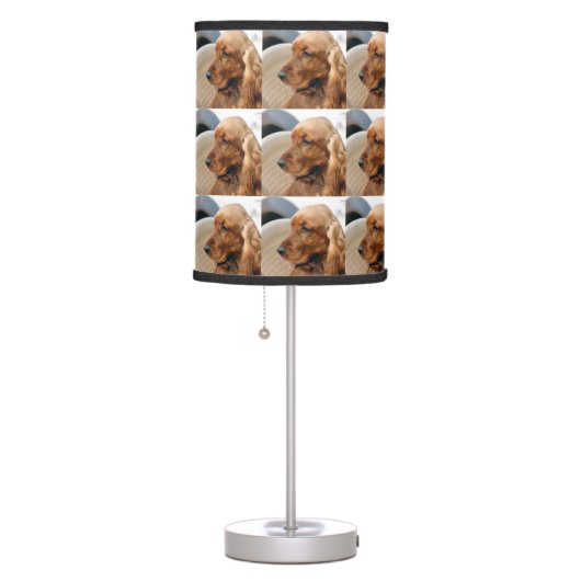 Cocker Spaniel dog Table Lamp (Right)
