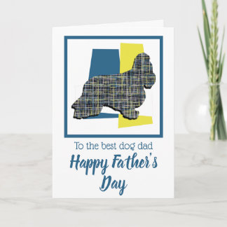 Cocker Spaniel Dog TriColour Father’s Day Card