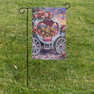 Cocker Spaniel Dog Valentine's Day  Garden Flag