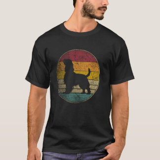 Cocker Spaniel Dog - Vintage Distressed Retro Silh T-Shirt