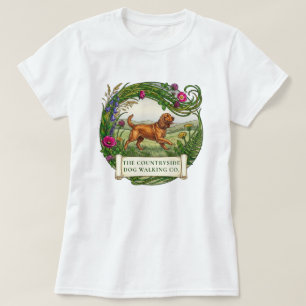 Cocker Spaniel Dog Walking Training Clothing T-Shirt