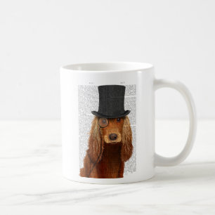 Cocker Spaniel, Formal Hound and Hat Coffee Mug