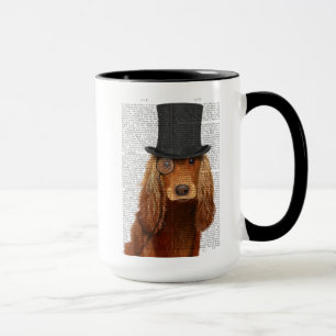 Cocker Spaniel, Formal Hound and Hat Mug