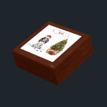 Cocker Spaniel Funny Christmas Dog with Tree Gift Box<br><div class="desc">Join this cocker spaniel in wishing everyone a happy holiday! Dressed in its Christmas finest,  this gift will be perfect for dog lovers to send this holiday season.</div>