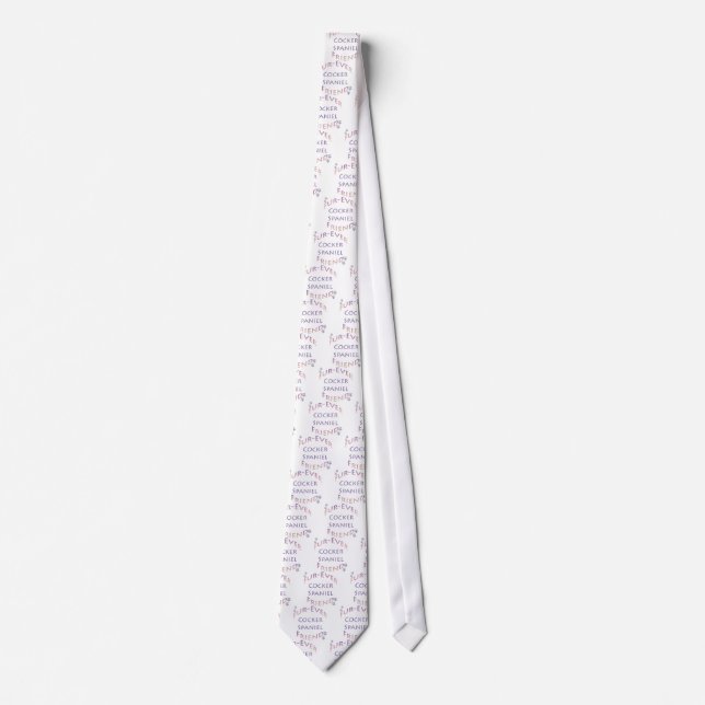 Cocker Spaniel Furever Neck Tie (Front)