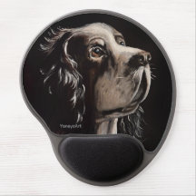 cocker spaniel gel mouse pad