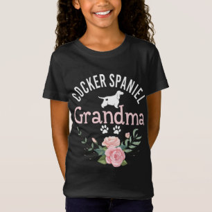 Cocker Spaniel Grandma Cute Dog Lover Christmas T-Shirt