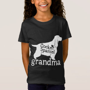 Cocker Spaniel Grandma Gifts Cute Grandma Dog Love T-Shirt