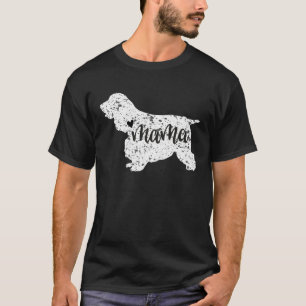 Cocker Spaniel Graphic Paw  for Mum T-Shirt