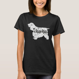 Cocker Spaniel Graphic Paw  for Mum T-Shirt