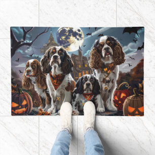 Cocker Spaniel Halloween Spooky Doormat