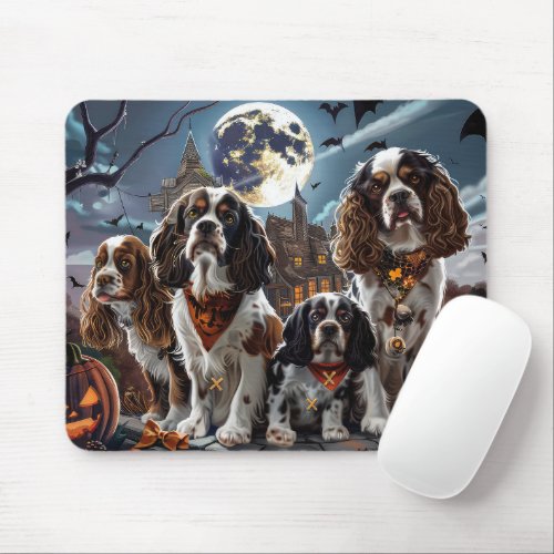 Cocker Spaniel Halloween Spooky Mouse Pad