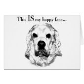 Cocker Spaniel Happy Face (Front Horizontal)