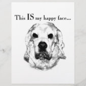 Cocker Spaniel Happy Face (Front)