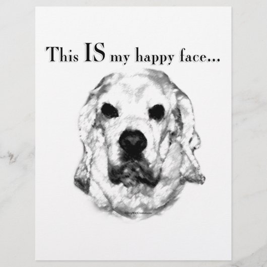 Cocker Spaniel Happy Face (Front)