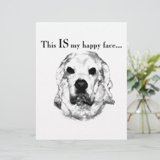 Cocker Spaniel Happy Face (Standing Front)