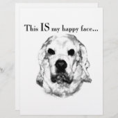 Cocker Spaniel Happy Face (Front/Back)