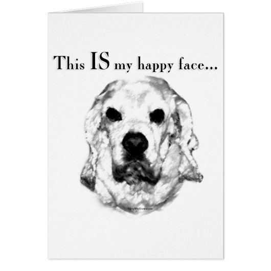 Cocker Spaniel Happy Face (Front)