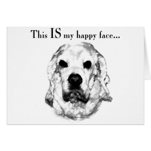 Cocker Spaniel Happy Face Cards (Front Horizontal)