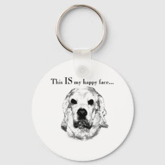 Cocker Spaniel Happy Face Keychain