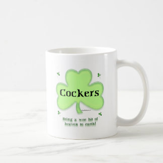 Cocker Spaniel Heaven; St. Patrick's day Cocker Coffee Mug