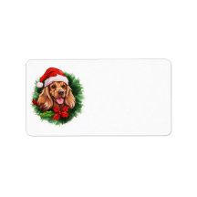 Cocker Spaniel Holiday Wreath