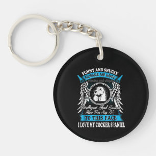 Cocker Spaniel I Love My Cocker Spaniel Keychain