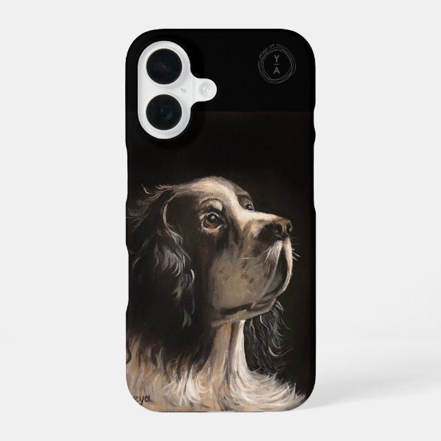 cocker spaniel iphone case  (Back)