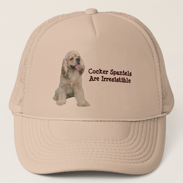 Cocker Spaniel Irresistible Hat (Front)