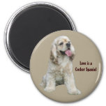 Cocker Spaniel Irresistible Magnet at Zazzle