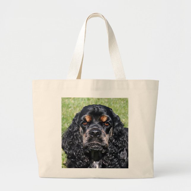 Cocker Spaniel Jumbo Tote Bag (Front)