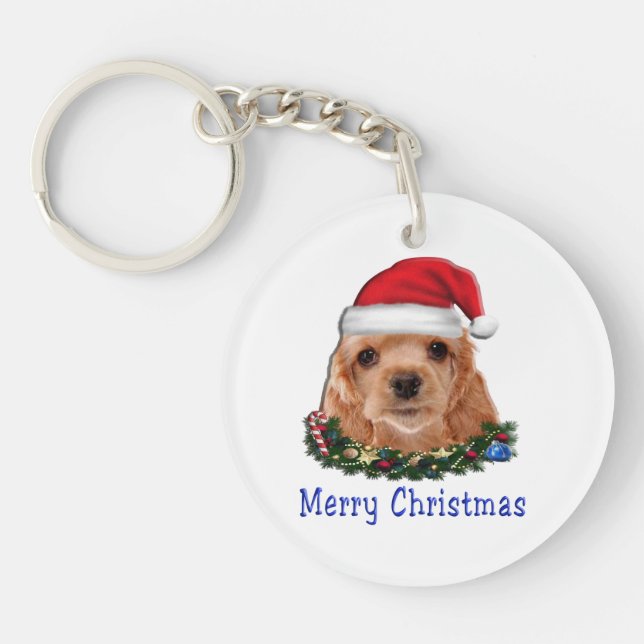Cocker spaniel  keychain (Front)