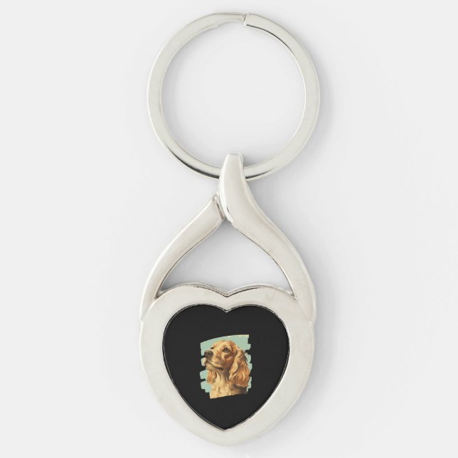 Cocker Spaniel Keychain (Front)