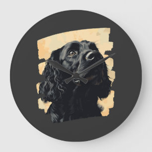 Cocker Spaniel Large Clock