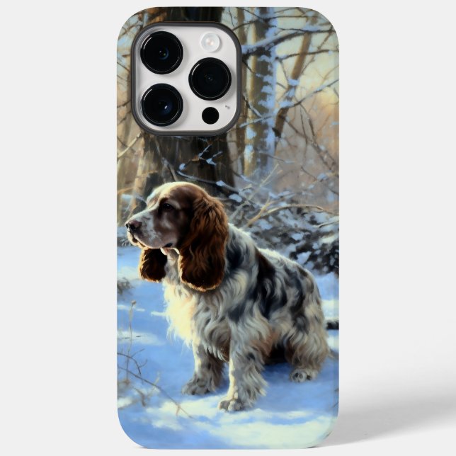 Cocker Spaniel Let It Snow Christmas  Case-Mate iPhone Case (Back)