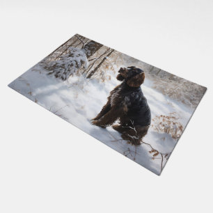 Cocker Spaniel Let It Snow Christmas  Doormat