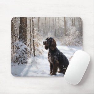 Cocker Spaniel Let It Snow Christmas Mouse Pad